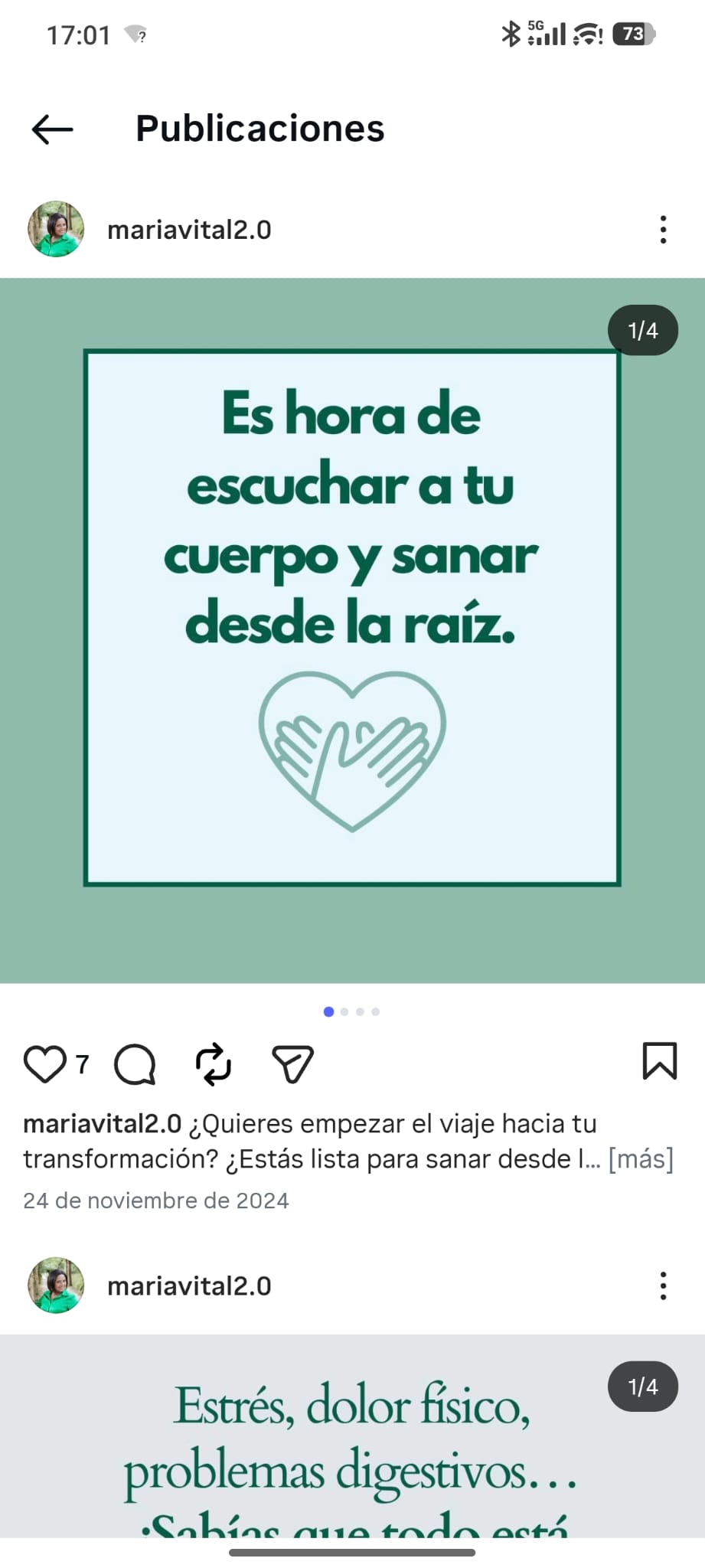 Acompañamiento holístico con María Vital